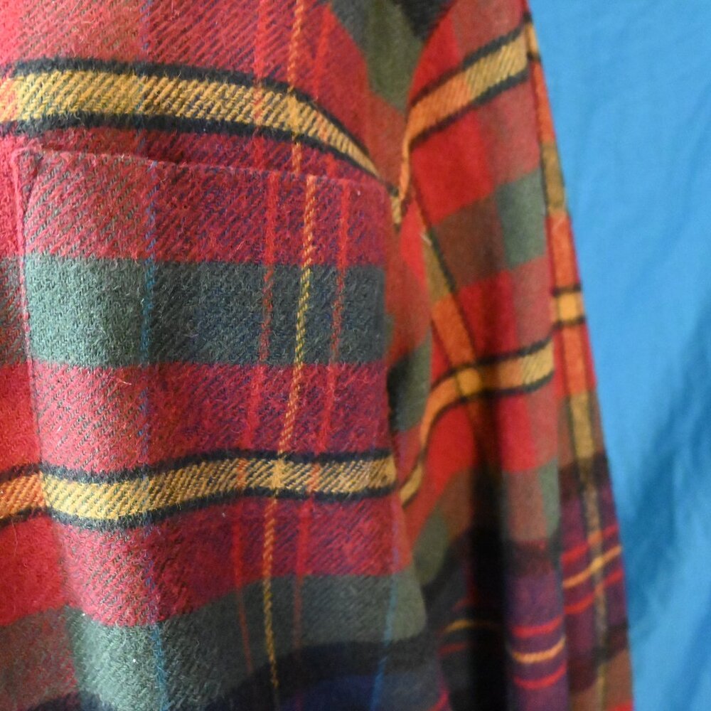 Talbots Button Up Flannel Coat - image 4